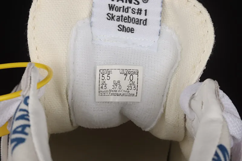 All categories Vans Vans series Vans Mid Vans China Vans Sk8-Mid Logo white full-print mid-top casual sneakers VN0A3WKT9M8